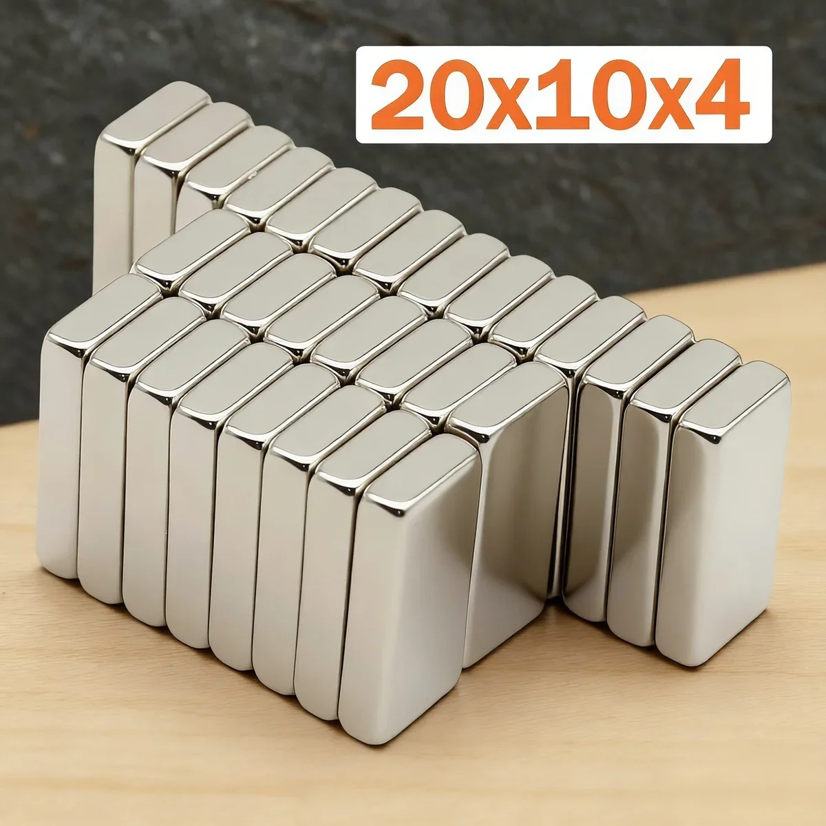 20x10x4mmm Super Strong Magnet N35 Block Magnetic NdFeB Neodymium Magnet Powerful Disc imanes Refrigerator Magnets