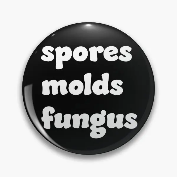 Spores Molds Fungus  Soft Button Pin Metal Clothes Creative Funny Collar Lapel Pin Decor Jewelry Badge Women Fashion Lover