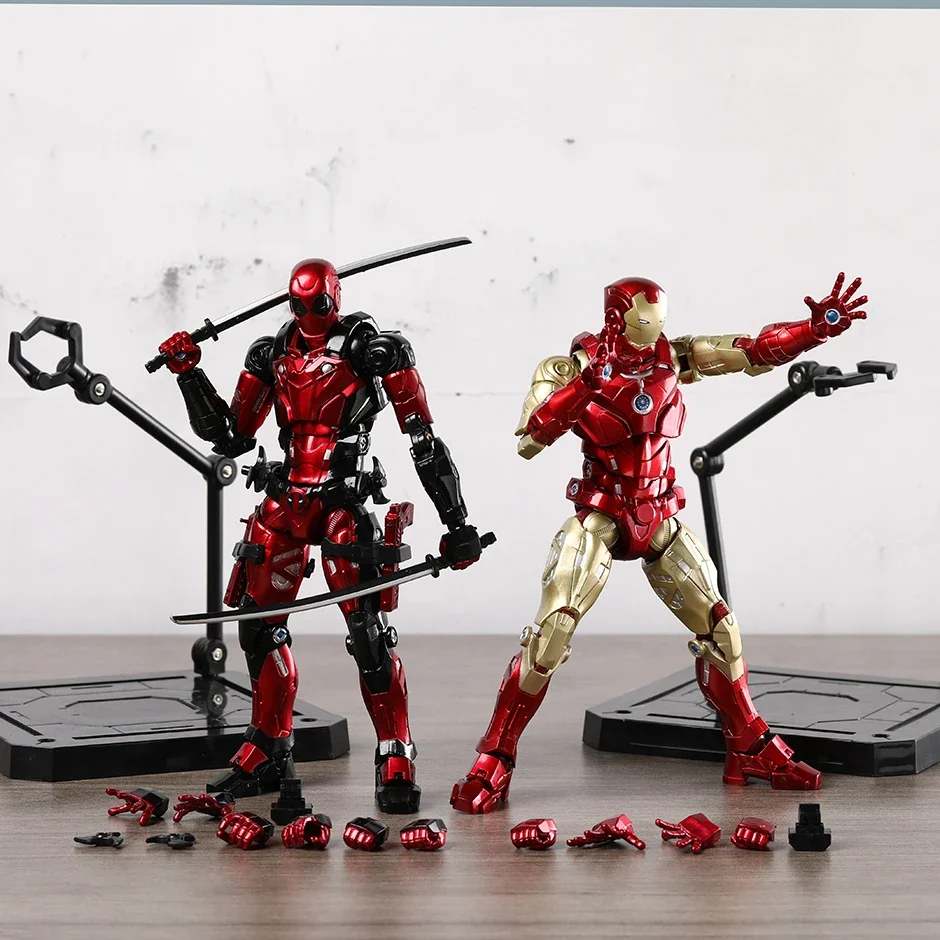 

Sentinel Fighting Armor Iron Man / Deadpool Action Figure Joint Movable Model Brinquedos Toy