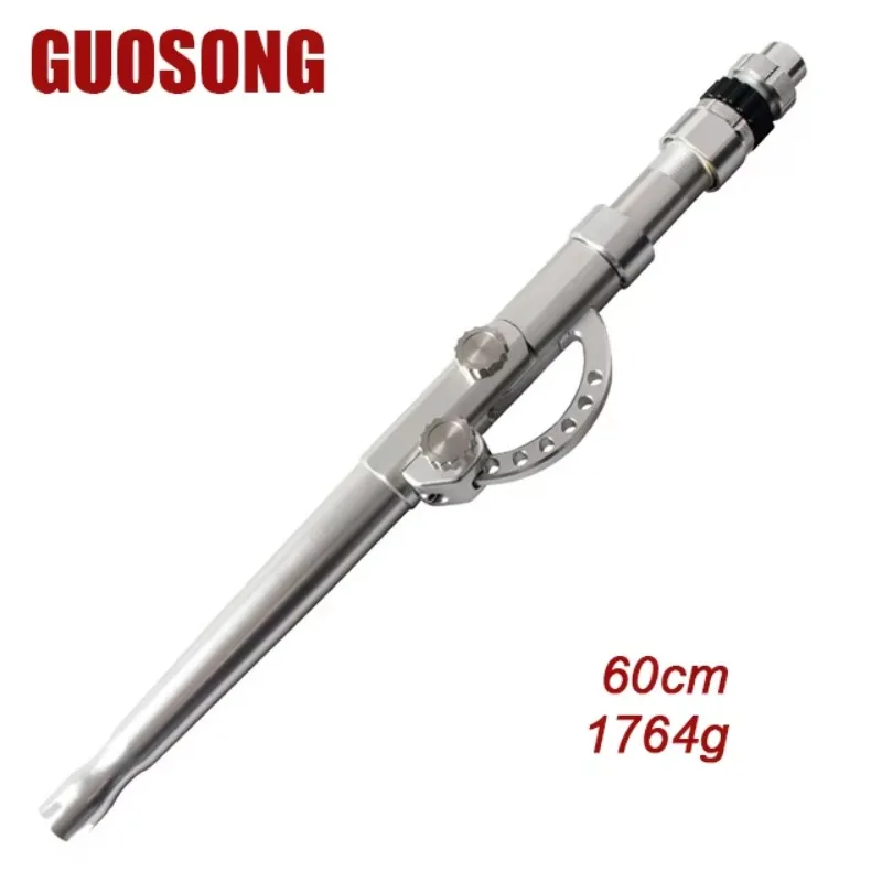 

Guosong Long Trolling Adjustable Bent Rod Butt Heavy Duty Swivel Butt Trolling Rod
