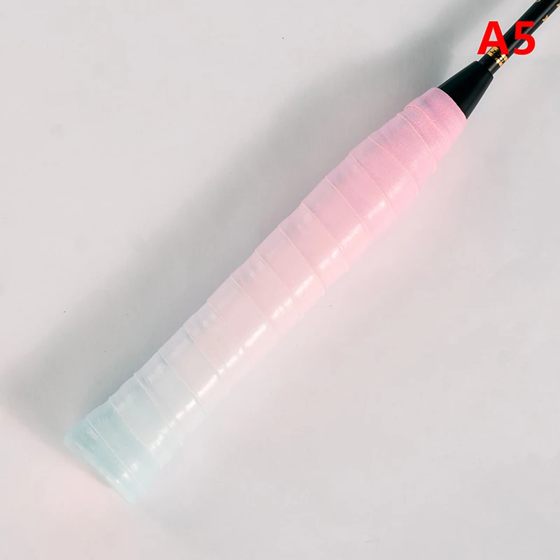 1 مجموعة عدم الانزلاق الصيد رود شريط لحام امتصاص الصدمات مقاومة للاهتراء مضرب بدمنتون Overgrip امتصاص العرق