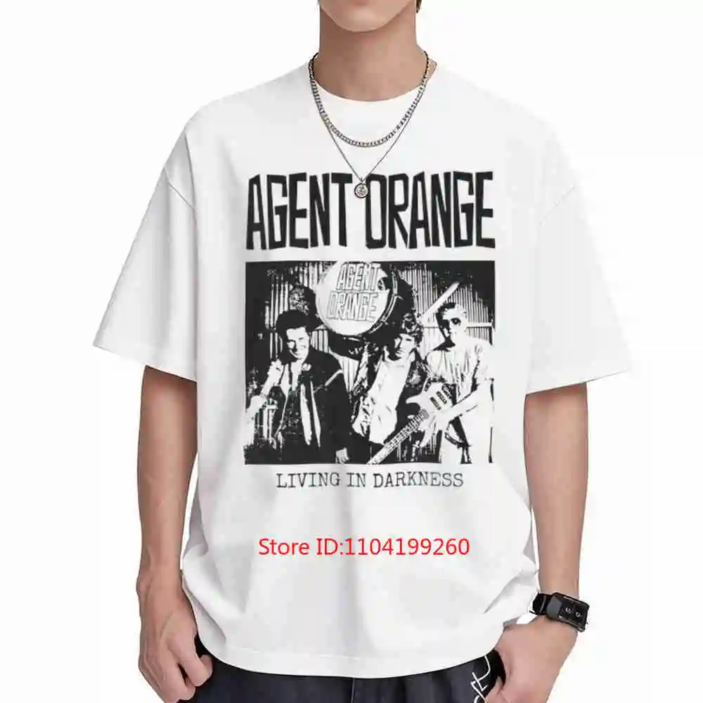 Agent Orange Hardcore Punk Surf Punkrock Short Sleeve Tee 100% Cotton T-Shirt