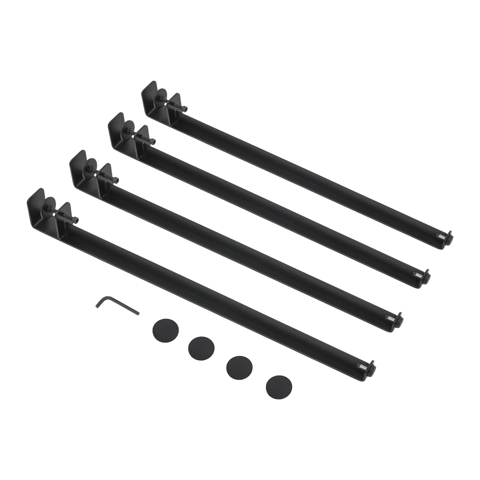 4pcs Adjustable Table Legs, Table Clamp Legs Load Capacity 50kg  F-shaped Table Legs