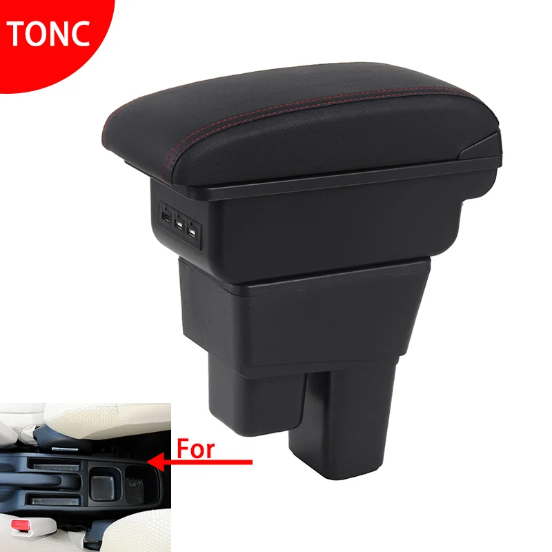 For Honda Fit Armrest For Honda Fit Jazz 2 Car Armrest Box 2008 2009 2010 2011 2012 2013 Arm Storage Box car Accessories