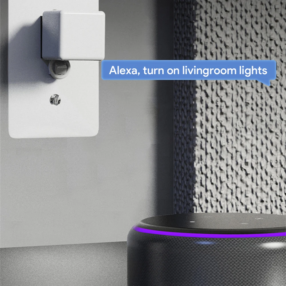Convenient Installation 38g Intelligent Switch Voice Control Dimensions 34.5 34.5 34.5mm Intelligent Finger Robot Timed Start