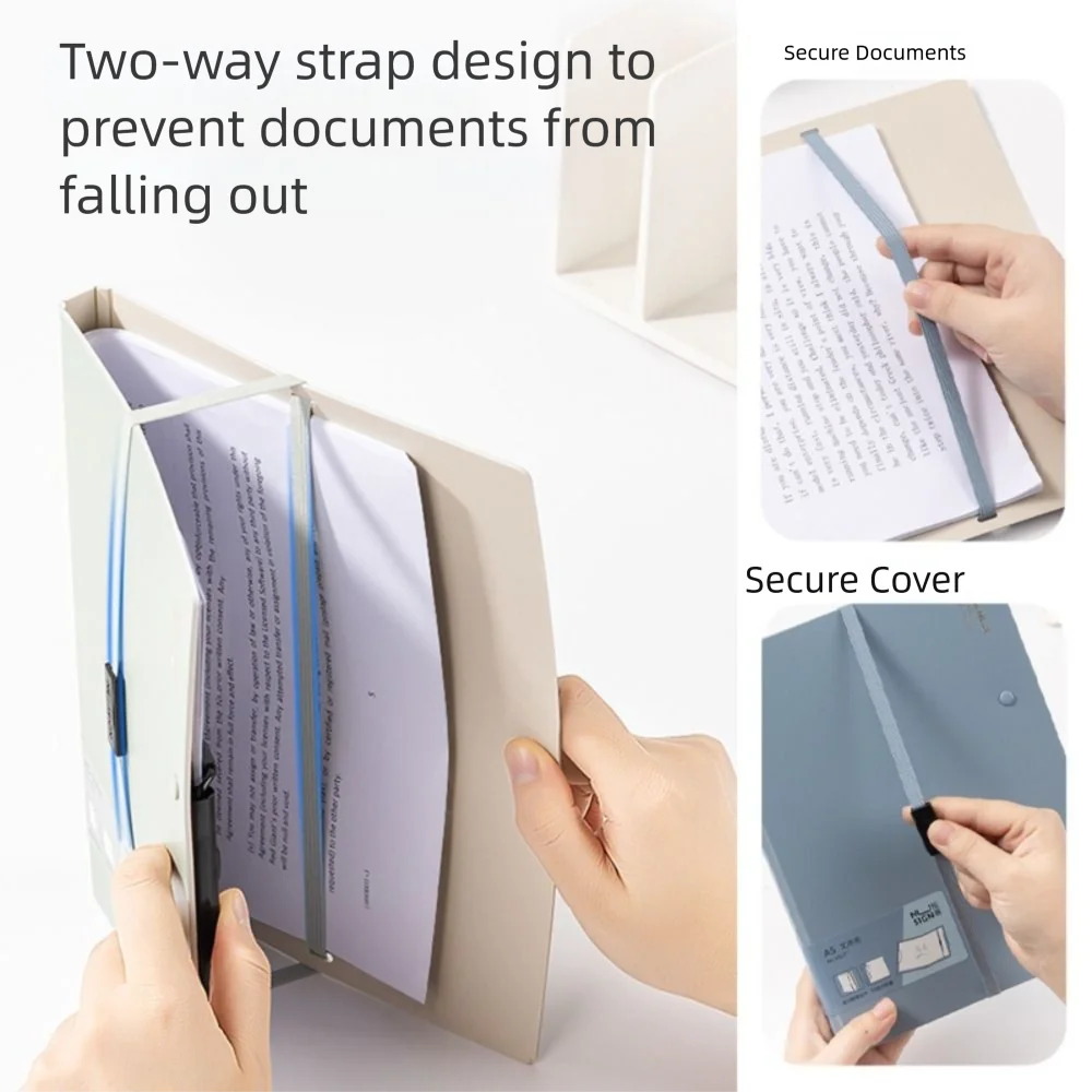 Novas pastas dobráveis portáteis versáteis organizar arquivos contratos pastas a4 a a5 pasta de placa dobrável