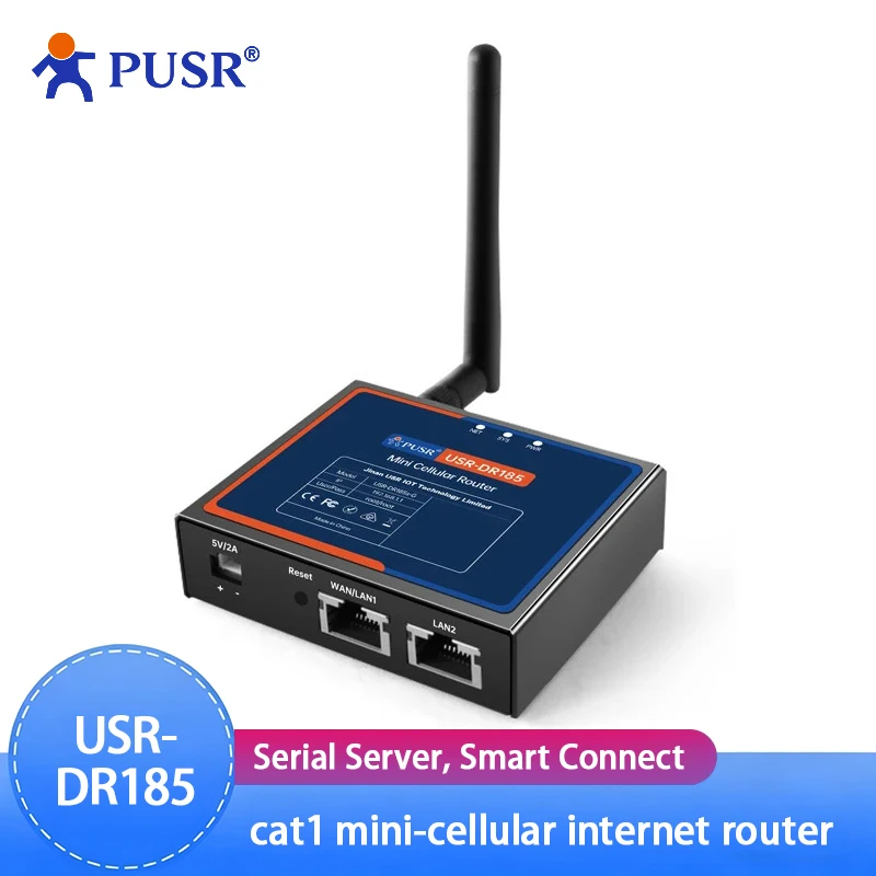 Industrial 4G LTE Cat1 Cellular Router VPN SIM Slot