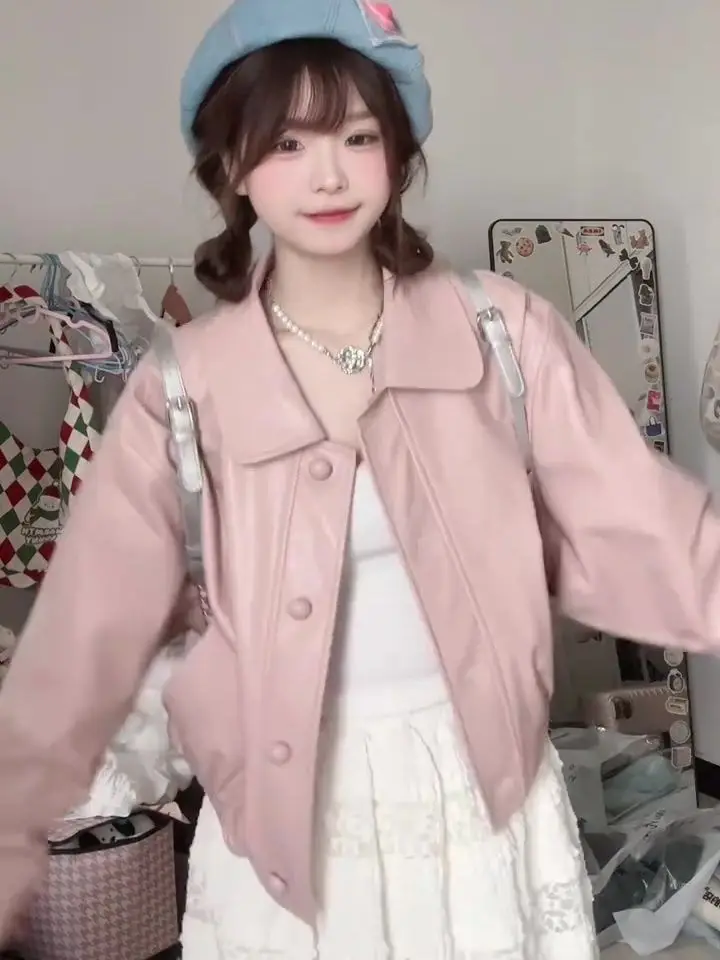 

Куртки для женщин, женское пальто, осеннее модное плюшевое свободное повседневное женское пальто с длинным рукавом, однотонные пуговицы, стиль бойфренда, свободное простое