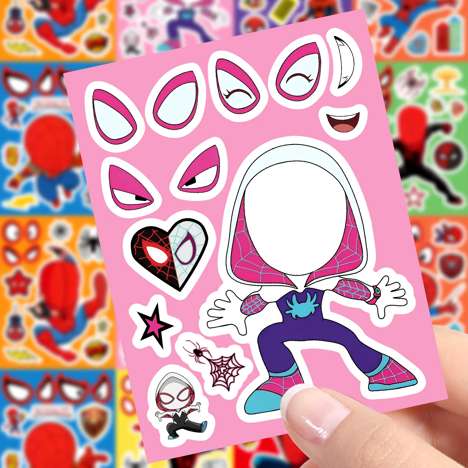 8/16Sheets Diy Marv…