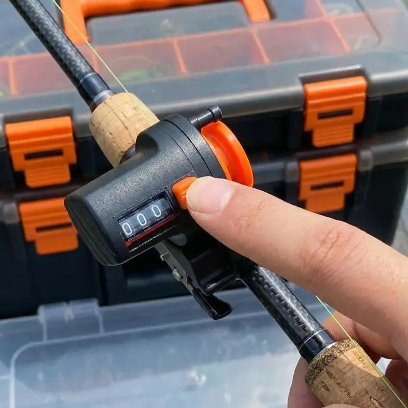 0-999M Fishing Line Counter Depth Length Measurement Tool Portable Fishing Tackle Fishing Line Depth Finder Equipment