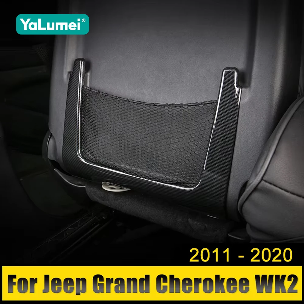 

For Jeep Grand Cherokee WK2 2011 2012 2013 2014 2015 2016 2017 2018 2019 2020 Car Seat Back Anti-Scratch Pad Cover Trim Stickers