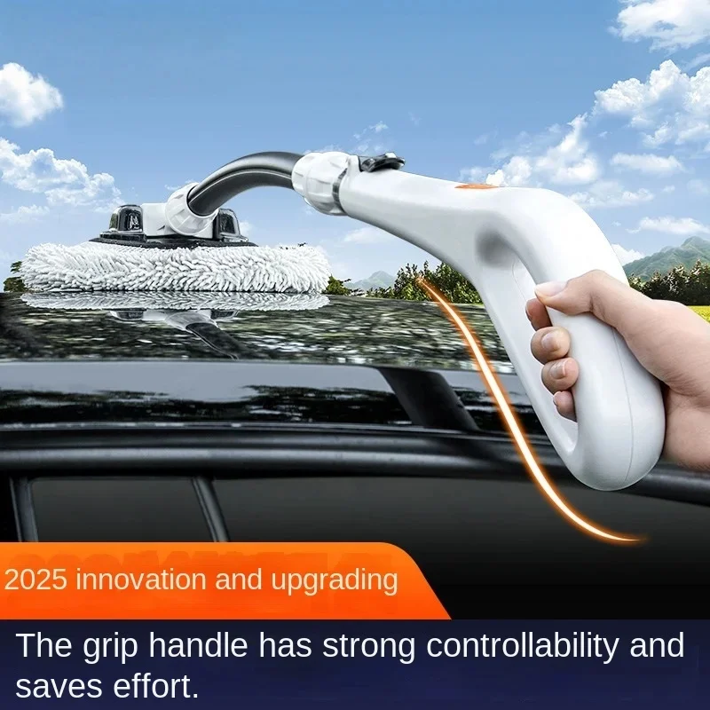 Car Wash Brush Car Cleaning Brush Telescoping Long Handle Mop Soft Hair Chenille Broom Window Wash Auto Accessories wash JJ4991