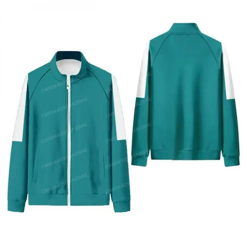 Women Calamari Game 2 Tracksuit Costume Sweatshirt Uniform Korea Drama Disguise Men Cosplay Halloween Number T-Shirt Pant Jacket