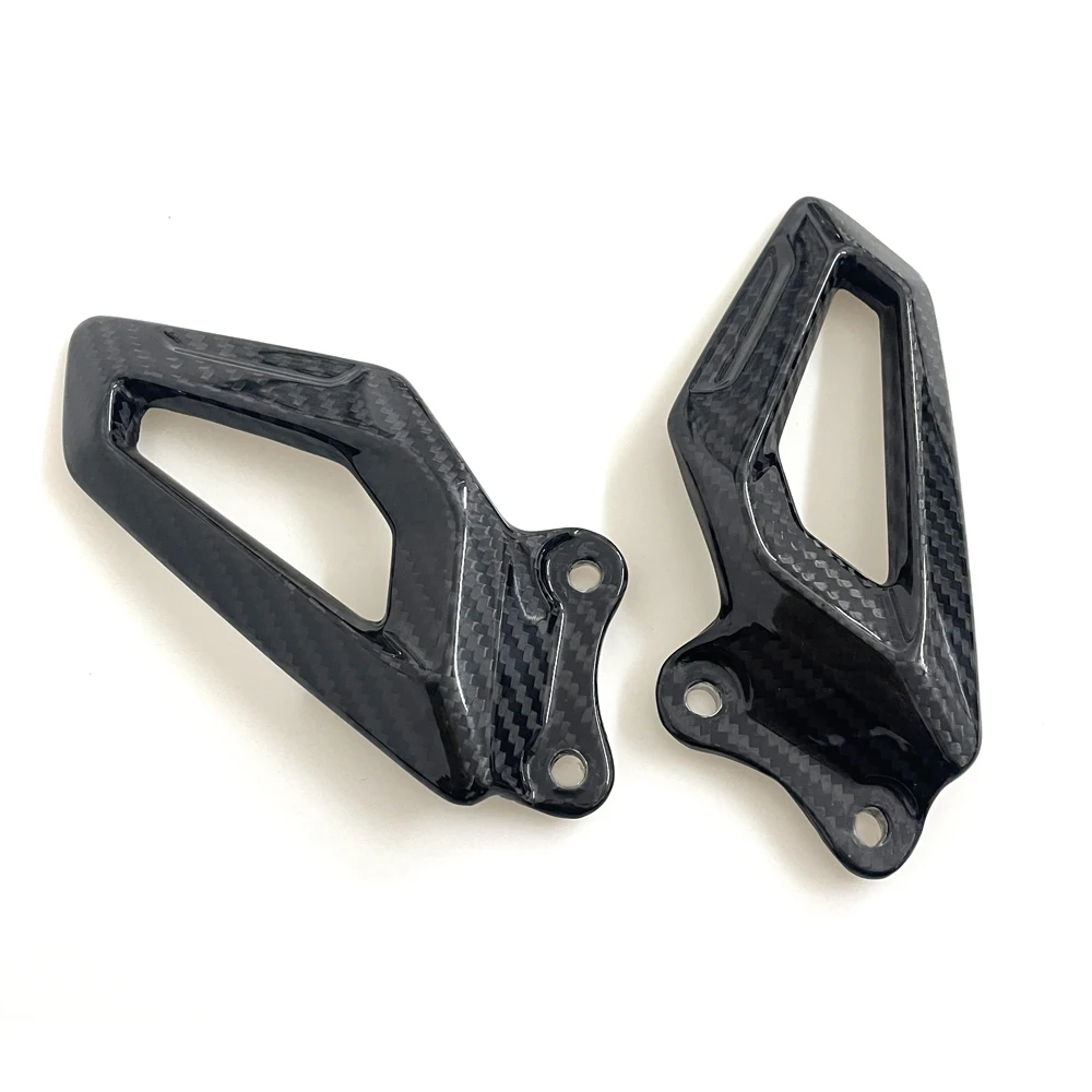 Für BMW S1000RR 2019-2022 2023 True Carbon Fiber Motorrad Zubehör Ferse Schutz Platten Fußstützen – Detail 2