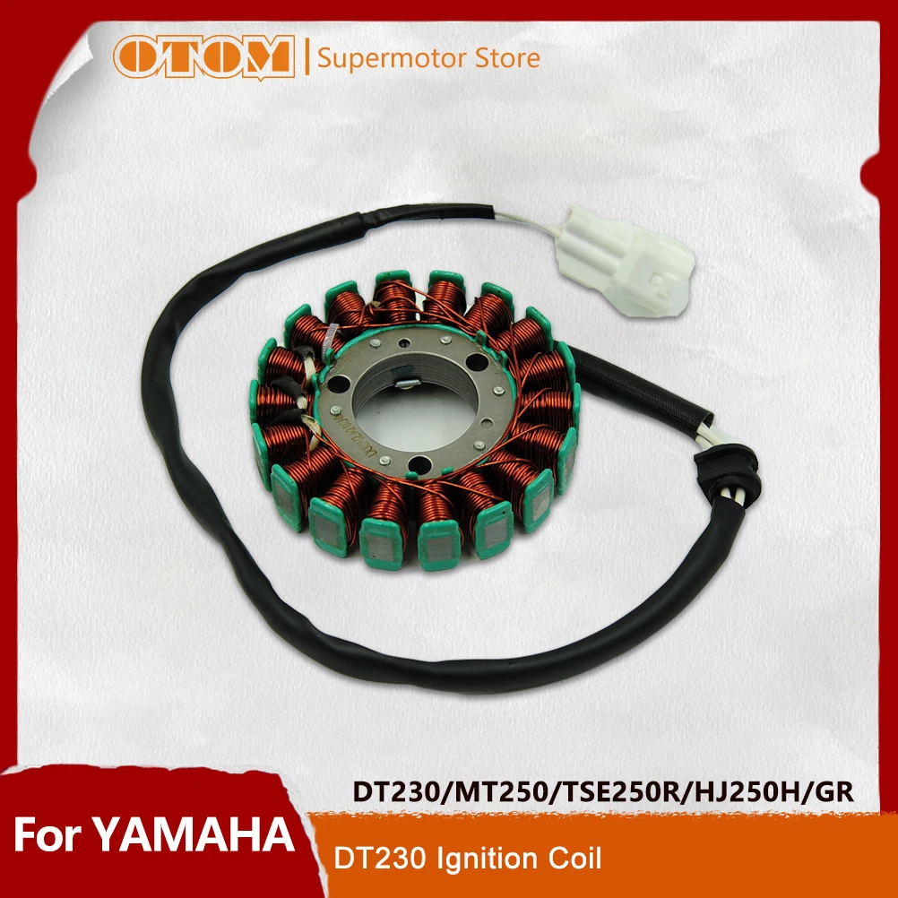 

Motorcycle Accessories Stator Assy Generator Magneto Ignition Coil For YAMAHA DT230 LONCIN MT250 HENGJIAN HJ250H KAYO KT250 GR8