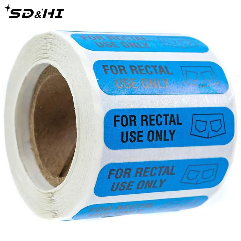 Rectal Sticker Fun Adhesive Labels Self Adhesive Desk Funny Halloween Prank For Computer Decals Laptop Adults Party Tag