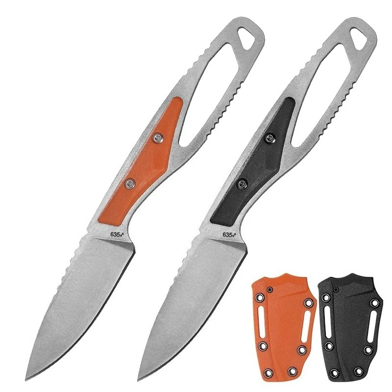 2025 سكين جيب ثابت خارجي عالي الجودة، سكين نجاة، أداة يدوية متينة متعددة الوظائف edc