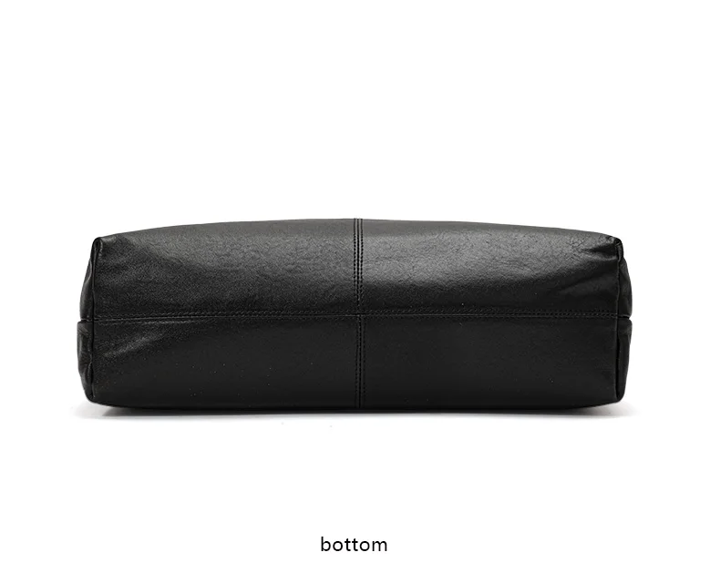 Aidanni 2026 Neue Echtleder-Tragetasche für Damen, Geräumige Unterarmtasche, Schwarze Schulter- und Handtasche, Muttertasche – Detail 11