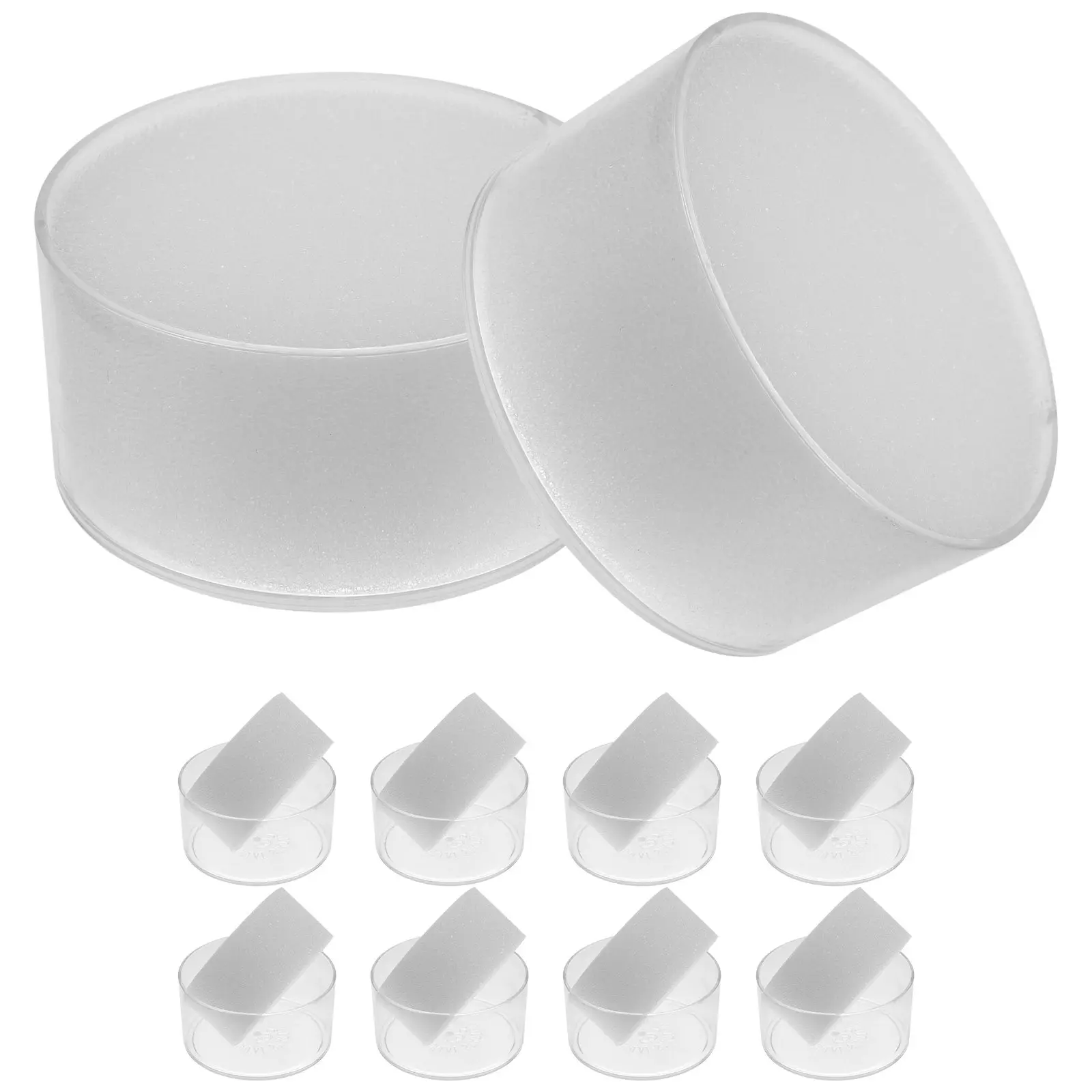 10Pcs Hand Counting Wet Sponge Cup Professional Finger Moistener for Bank Cash Counting Smooth Paper Separation