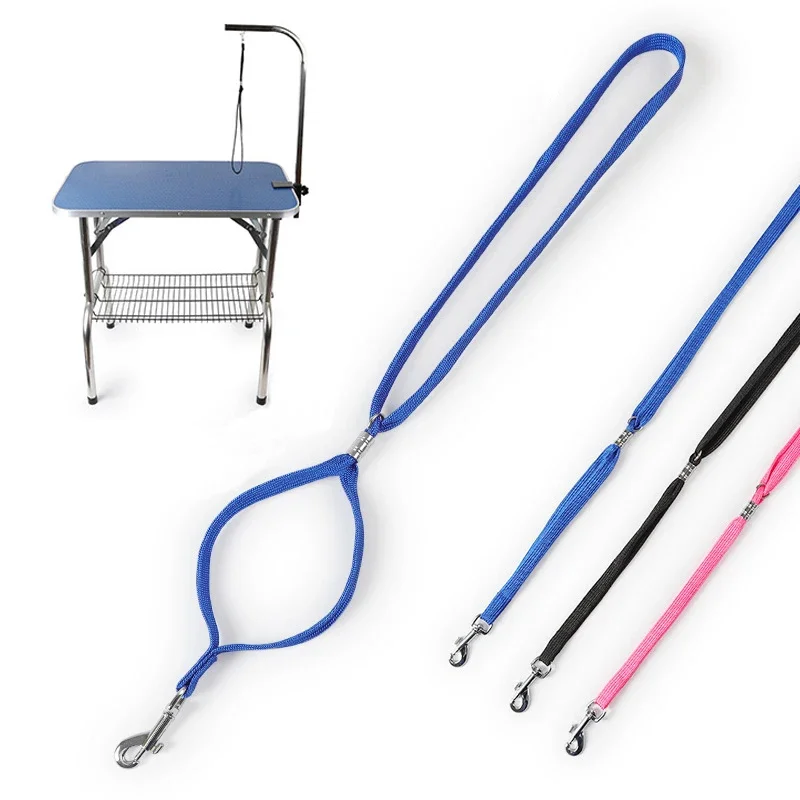1pc Dog Pet Cat Animal Grooming Loop Lock Clip Rope For Grooming Table Bracket Bath Adjustable Sling Harness Pet Accessories