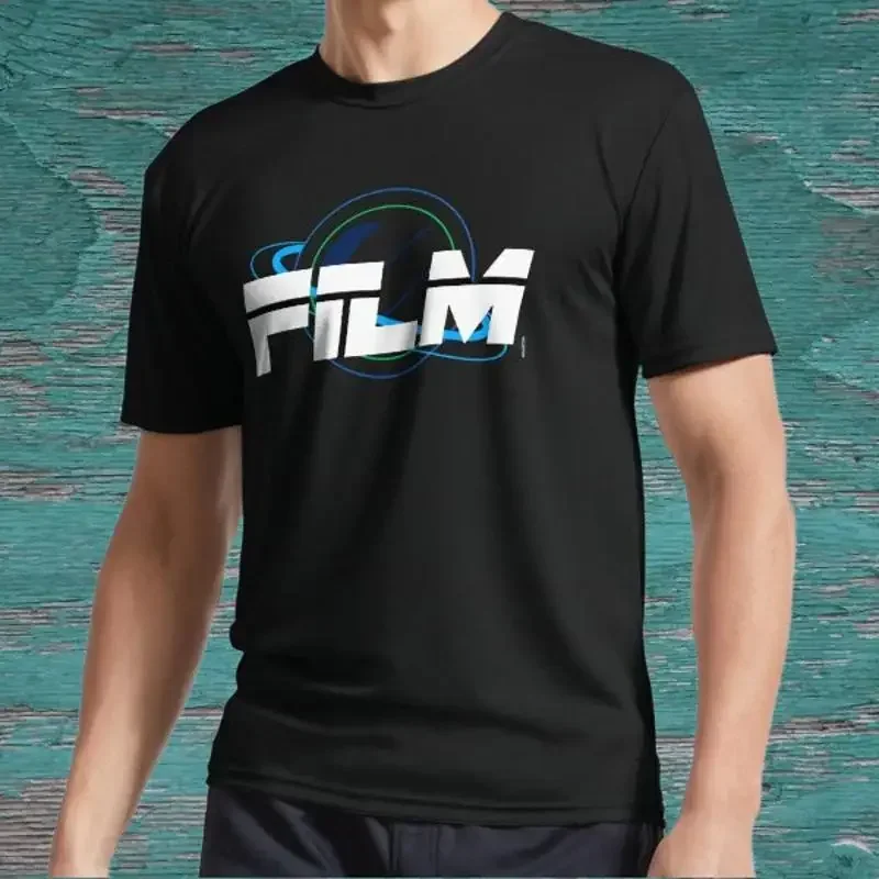 New filmjourn Meets Cinephile Active Logo American T Shirt Funny Size S to 5XL