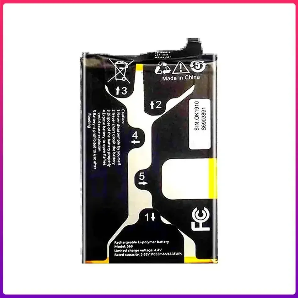 For Oukitel K13 Pro High-Performance 11000mAh Stable Power Supply Mobile Phone Battery