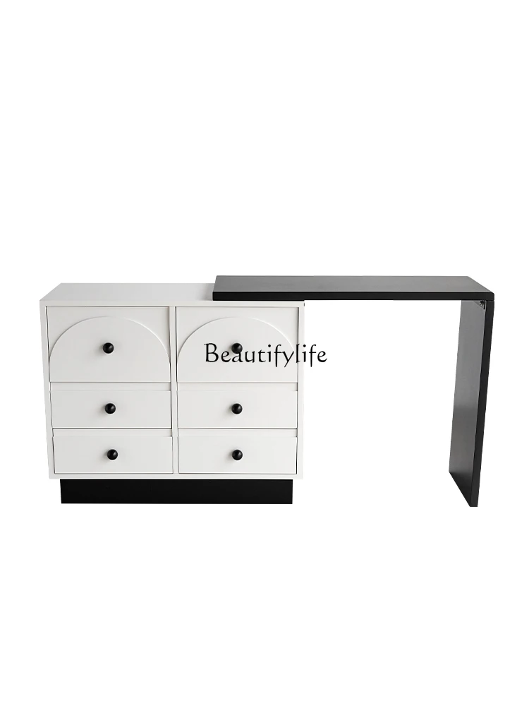 

Nordic Dresser Chest of Drawers Integrated Bedroom Simple Modern Makeup Table Small Apartment Storage Cabinet