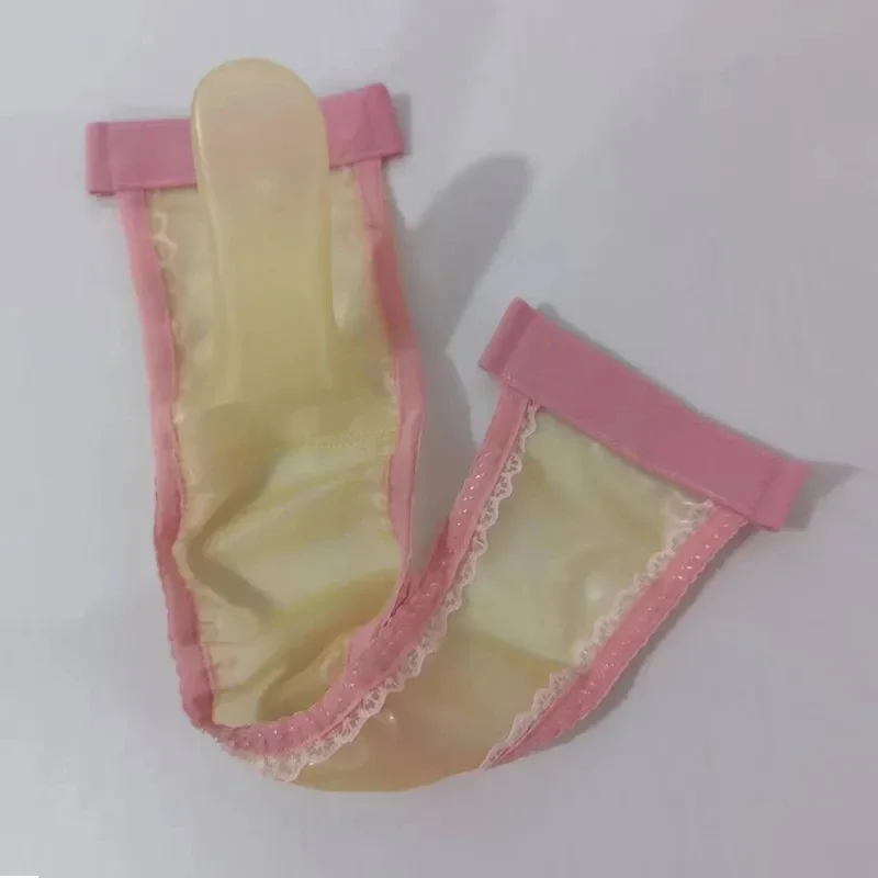 Slip a T semitrasparenti in lattice da uomo Spettacolo dal vivo Costumi di danza Festa privata Festa FKK