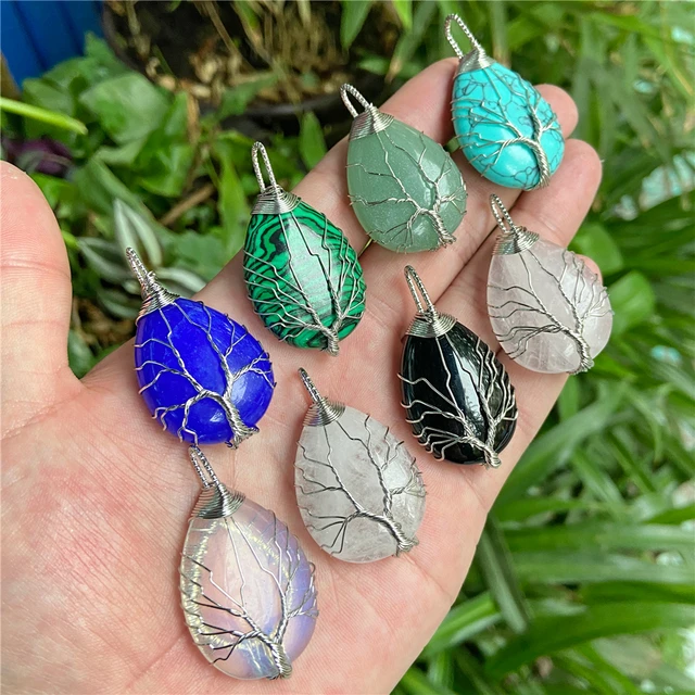 Natural stone pendants hotsell