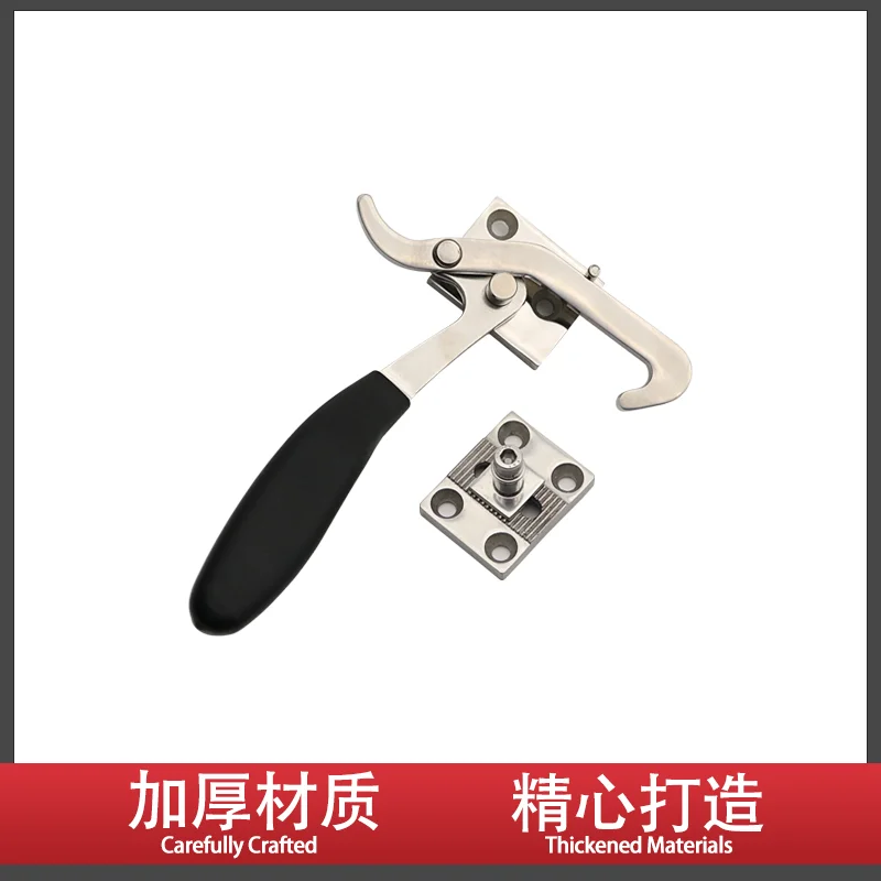 Close Fitting Handle Side Door Installation Handle High And Low Temperature Box Door Lock 304 Stainless Steel