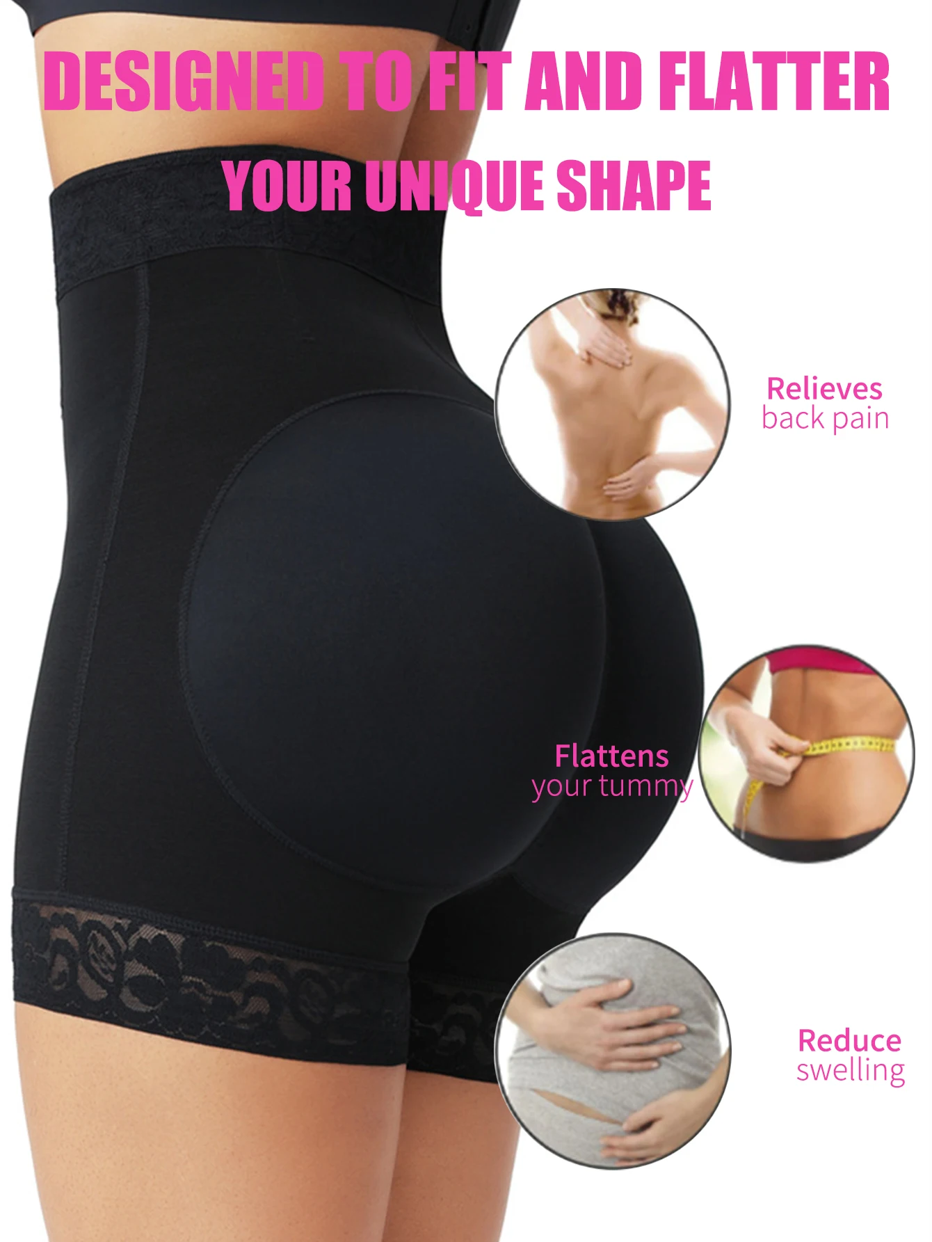المرأة عالية الخصر ملابس داخلية سراويل بعد الولادة البطن تشكيل اللباس الداخلي شقة البطن السراويل بعقب رافع محدد شكل الجسم ملابس داخلية للتنحيل #3