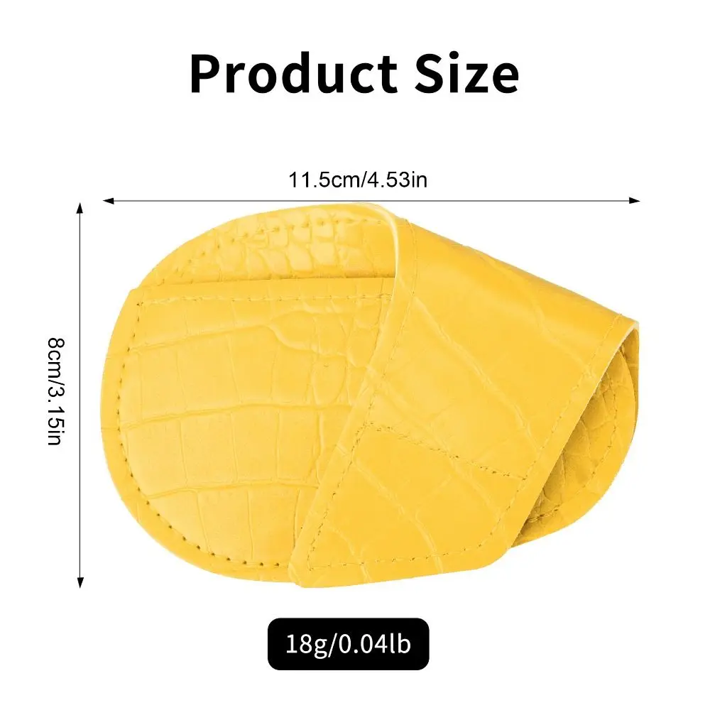 

PU Leather Golf Iron Headcover Golf Training Equipment Crocodile Pattern Golf Club Head Cover Waterproof Shock Resistant