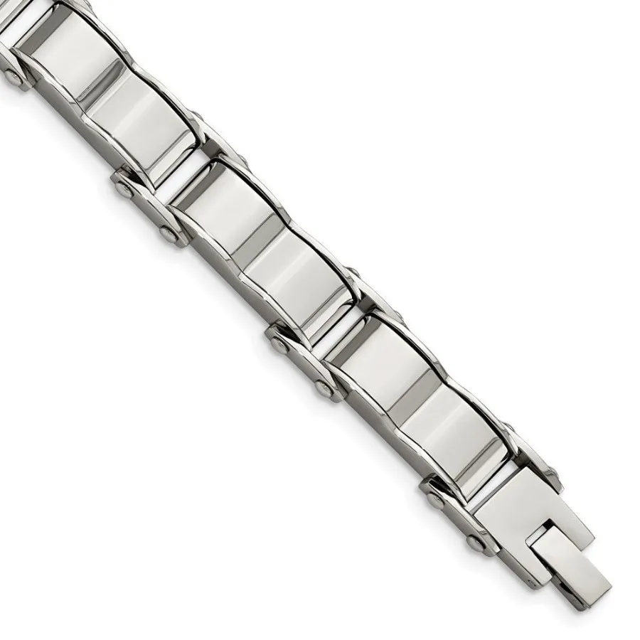 

Stainless Steel Brushed and Polished 8in Bracelet