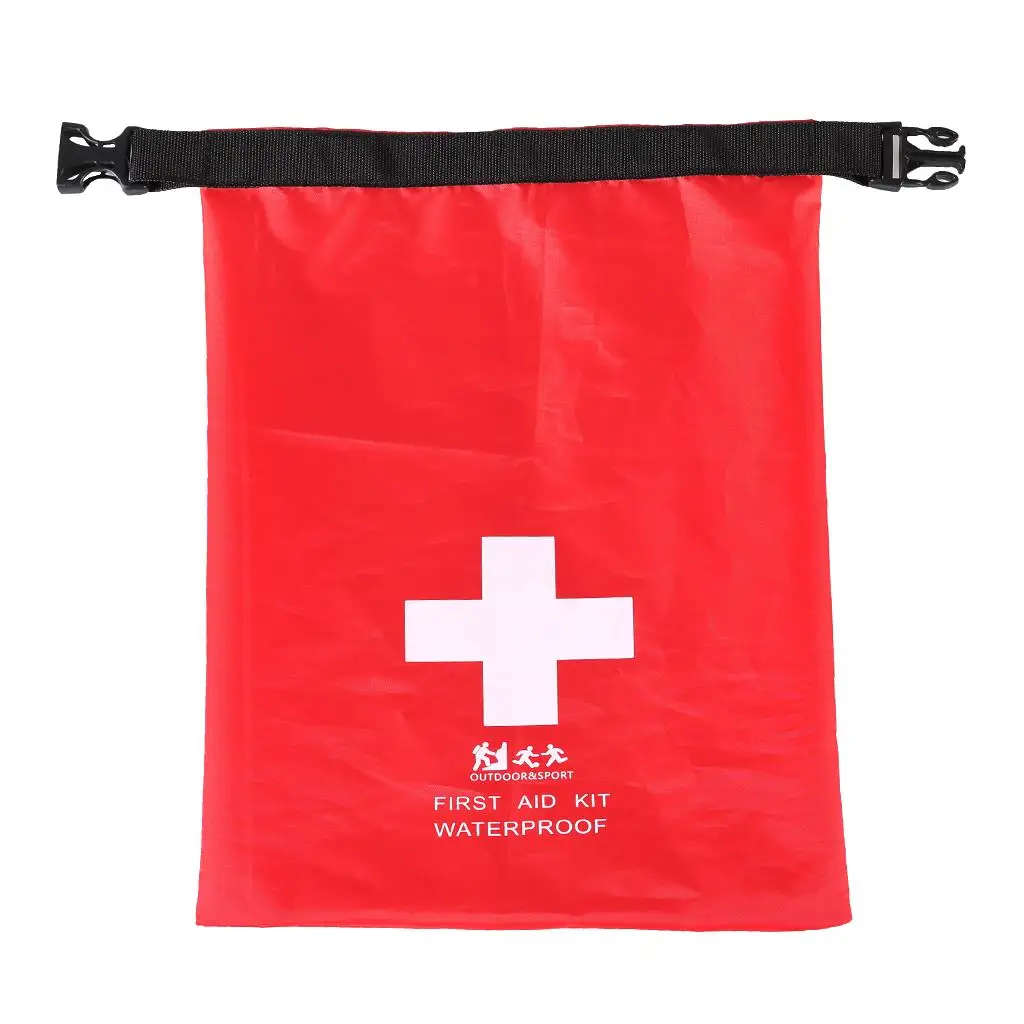 1.2L Waterproof First Aid Kit Emergency Dry bag for Travel Camping Fishing Red