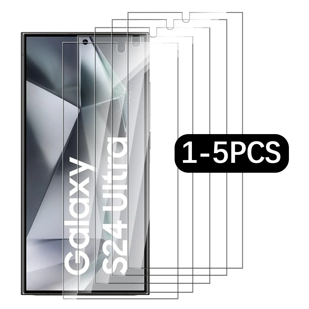 S24Ultra الزجاج المقسى الحال بالنسبة لسامسونج غالاكسي S24 الترا S23 FE S22 زائد S21 S20 S24 + S 24 S24FE حامي الشاشة غطاء الفيلم #1