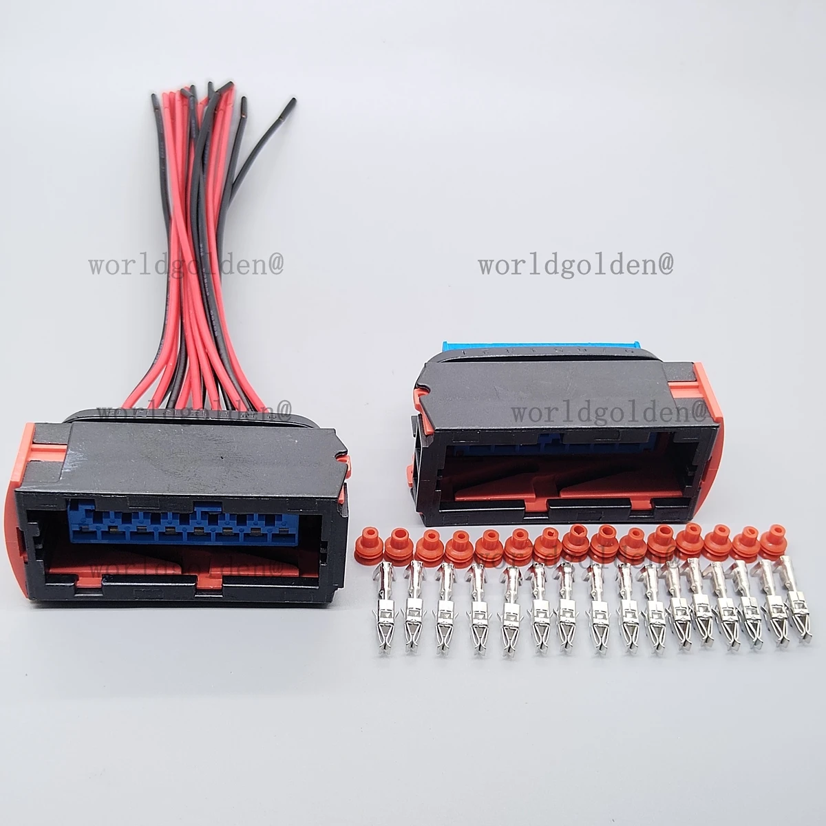 15 Pin Headlight Connector DJ7151K-3.5-21 144980-1 Waterproof Auto Lamp Plug For Citroen Peugeot Geely Borui