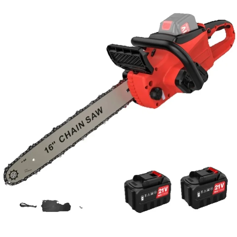 2000W Hochleistungs-16"-Bürstenlose Elektrische Kettensäge, 18m/s Schnellschnitt, Wiederaufladbarer Holzschneider Kompatibel mit Makita-Batterien, Digitale Leistungsanzeige, Outdoor-Holzfällersäge