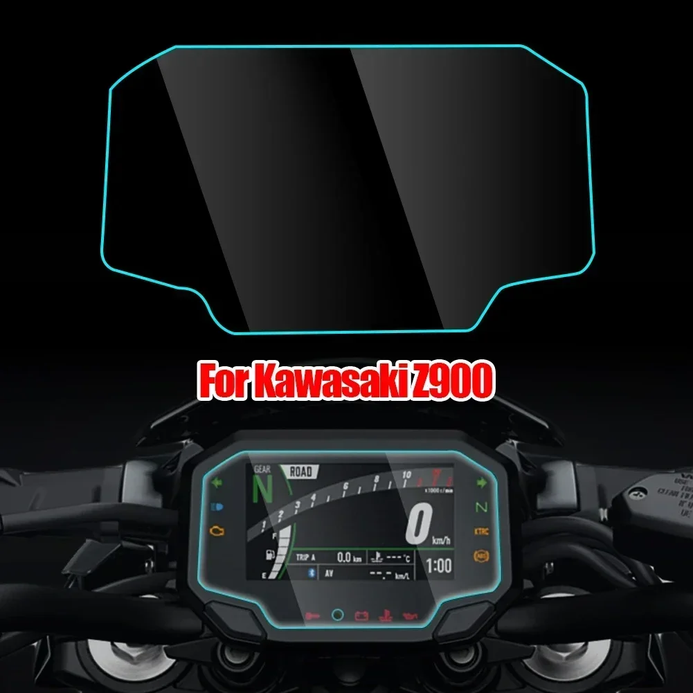 Für Kawasaki Z650 Z900 ZX-6R ZX-10R Ninja650 Ninja1000SX Motorrad Displayschutzfolie Anti-Schwindel Cluster Schutzfolie