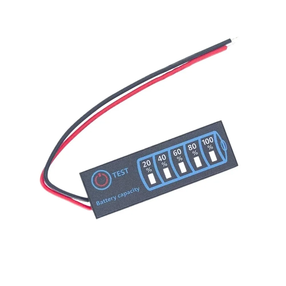 DC5-30V Battery Level Indicator Board - For Li-ion/LiFePO4/Lead-Acid Battery Packs. Battery Capacity PercentageModule for DIY