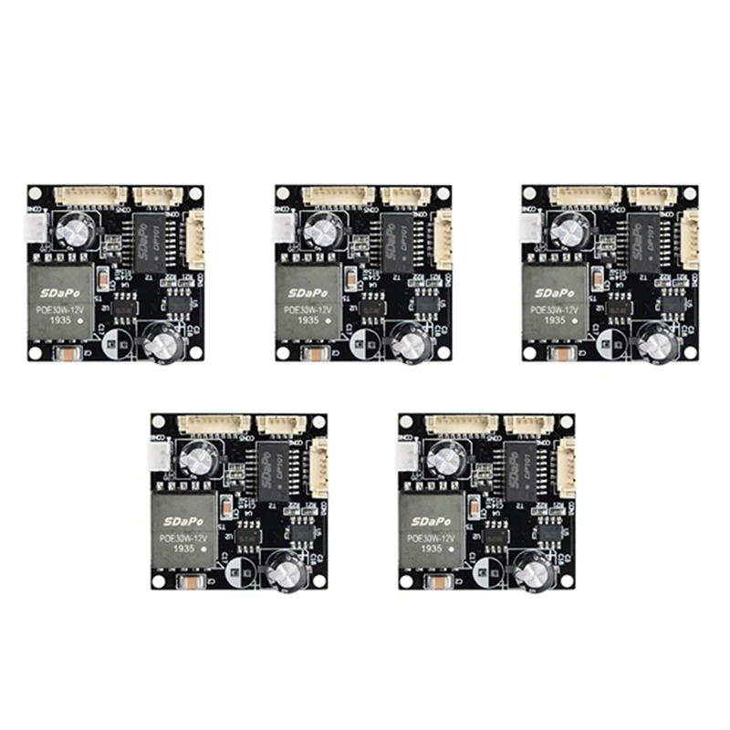 5X SDAPO PM3812AT 2A Isolated Industrial-Grade Temperature-Resistant POE Module 25.5W