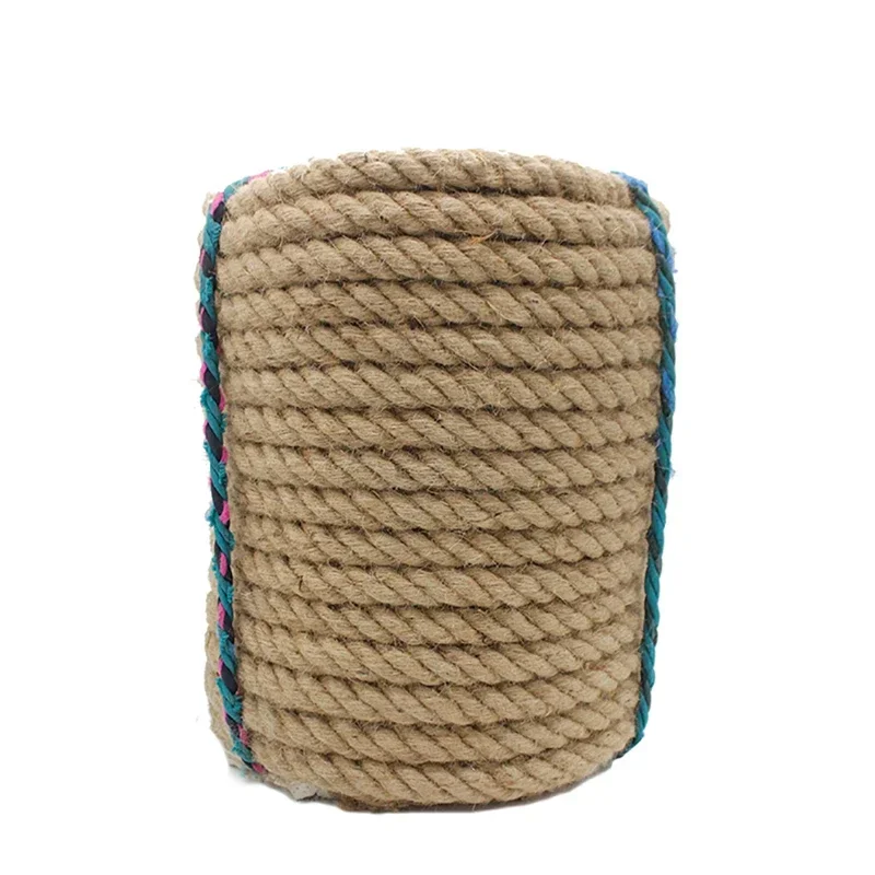 20/50M Jute Rope Sisal Rope Macrame Cord for DIY Sewing Home Textile Desk Chair Leg Binding Hanging Plant Flower Pot Making