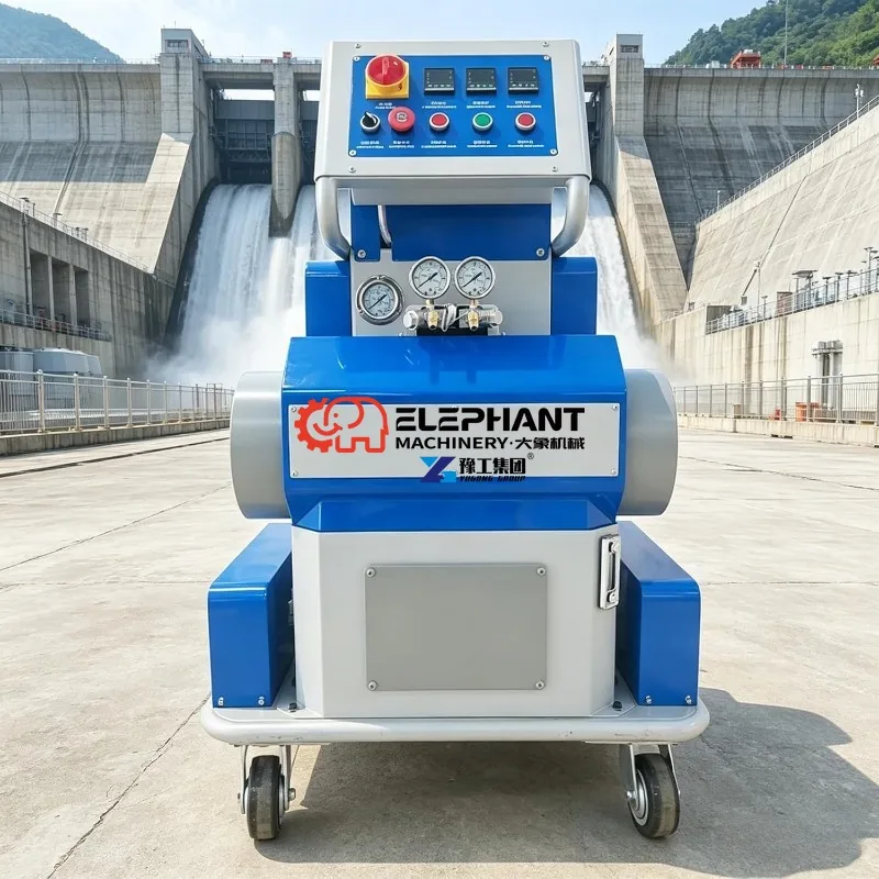 Sprayer with Pulley Design Hydraulic Drive Insulation Equipment for Warehouse Roof Insulation and Pipeline Coating Projects