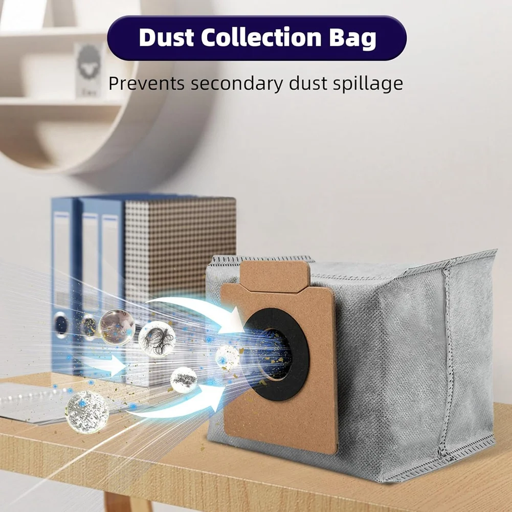 A01M-For Eufy X10 Pro Omni Robot Vacuum Cleaner Main Side Brush Hepa Filters Mop Cloth Dust Bags Replacement Parts