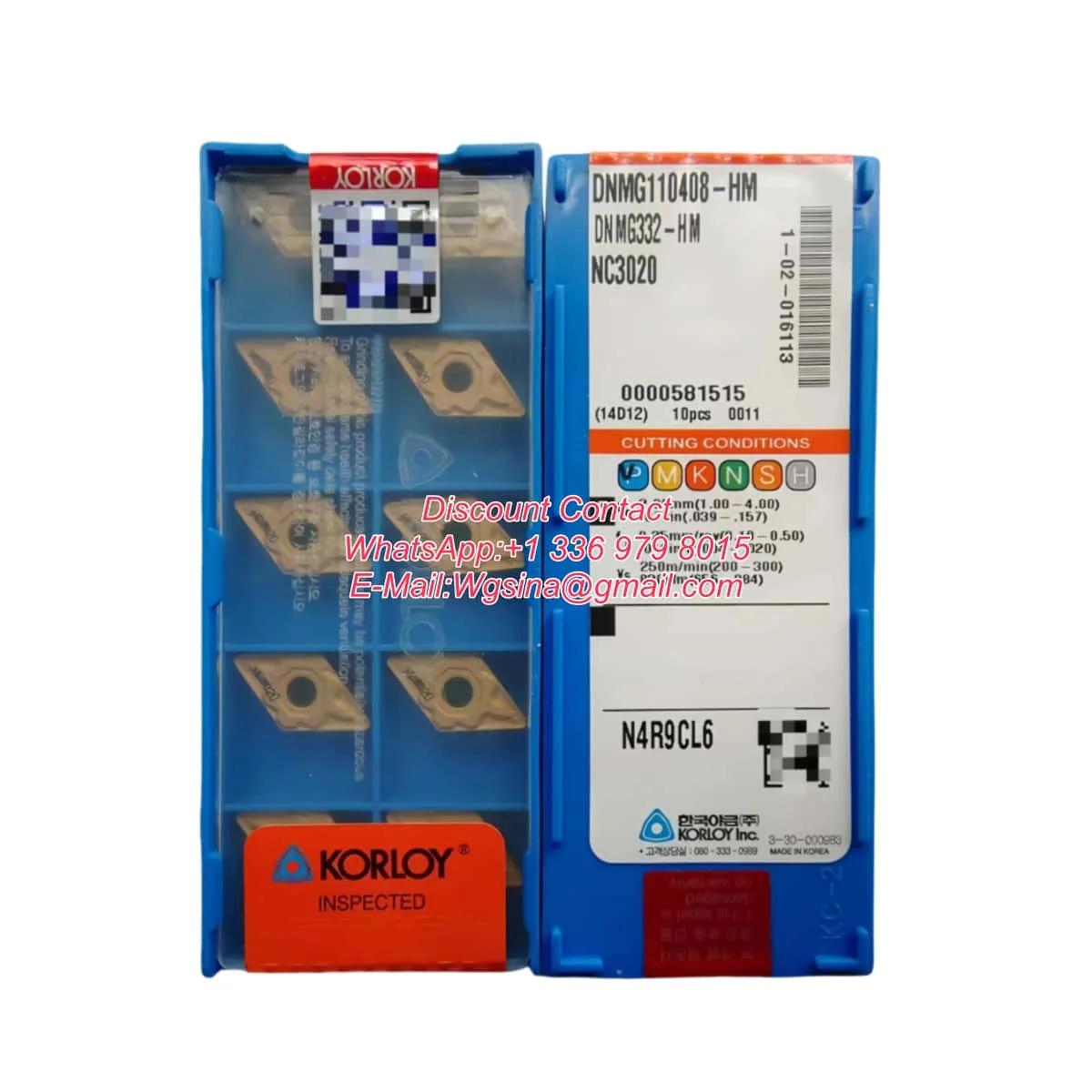 Original DNMG VNMG DNMG1104 04 DNMG1506 04 08 -HM MP GR RK HS VM HA VP2 NC3225 NC6210 NC6315 PC5300 PC8110 Turning Insert 10pcs
