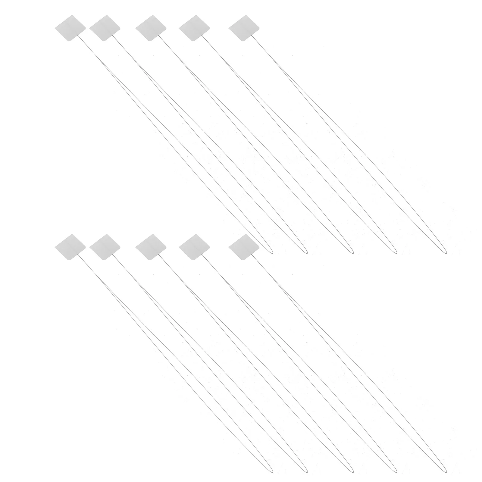 

20 Pcs Needle Threaders Threading Aid Hand Sewing Long Wire Gadget Insertion Tool Knitting Embroidery Floss