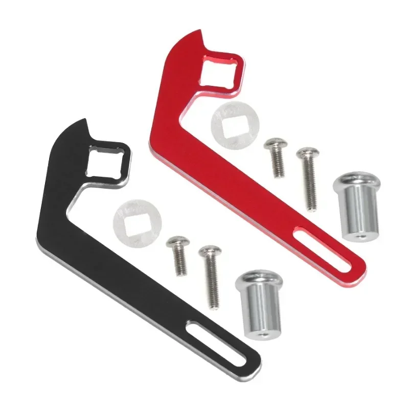 CNC Metal Thumb Lever for Traxxas TQi Transmitter, One Hand Control Trigger Adapter for TRX4 Crawler Upgrade Parts (6530)