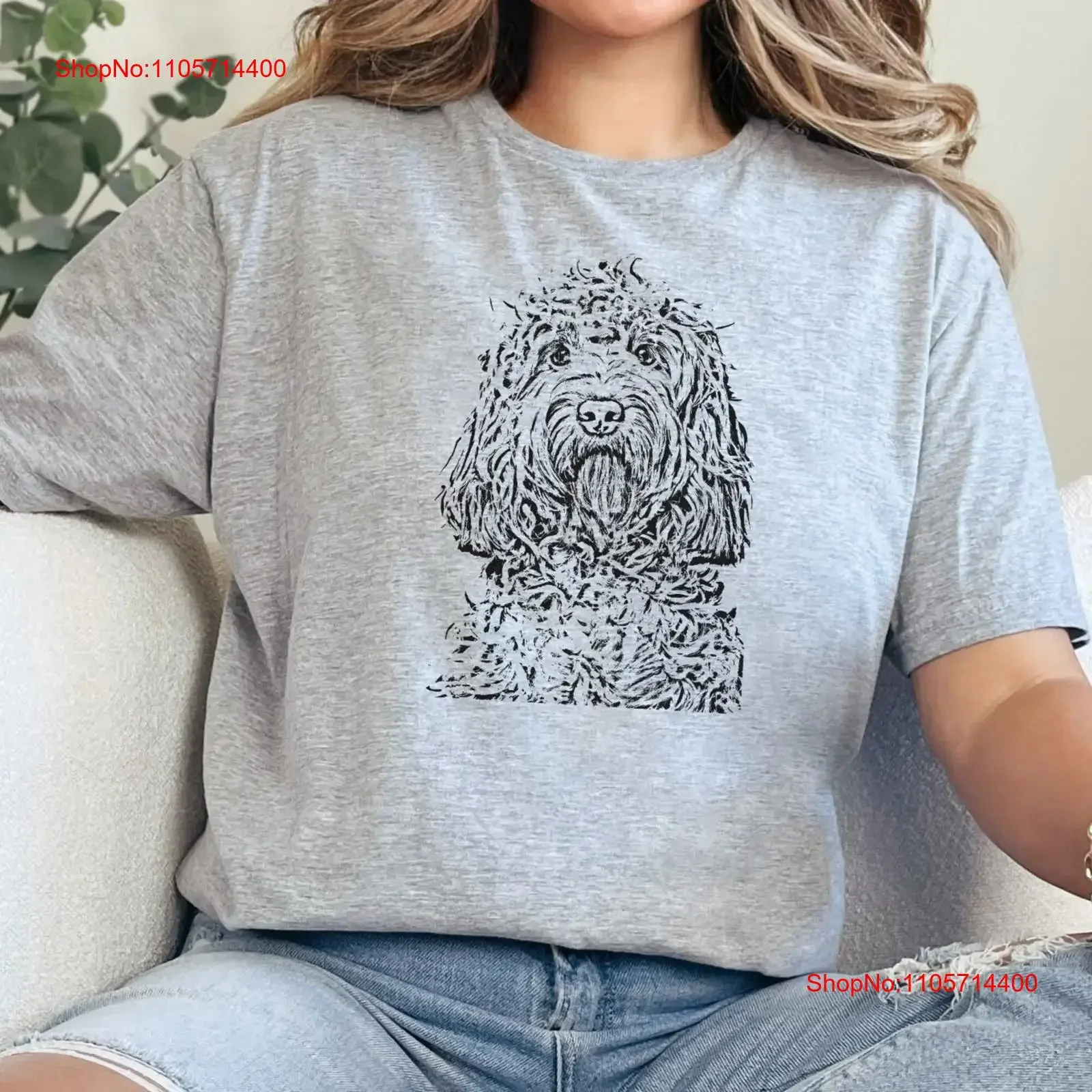 Cockapoo T Shirt Mum Dad Dog vintage Washed Versatile Slightly Soft fashion streetwear Stretched Breathable Casual Unisex homme