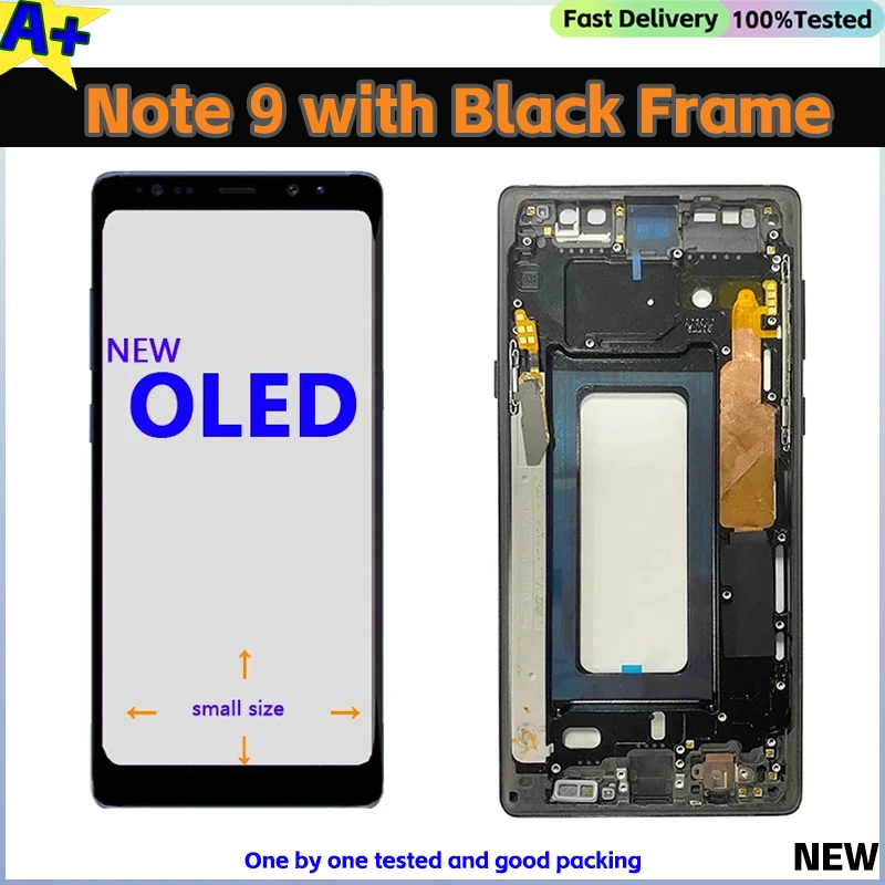 OLED Note9 SM-N950A N960U LCD Touch Screen LCD For Samsung Galaxy Note 9 N960 Display 100% Tested Working With Frame Replacement