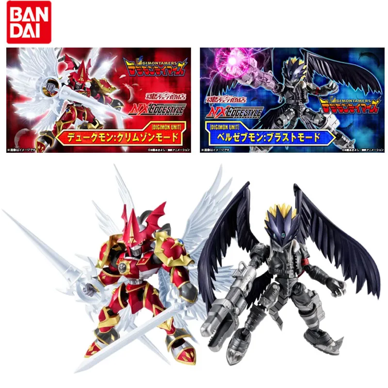 Bandai Genuine Digimon Adventure Anime Figure NX Crimson Mode Beelzebumon Action Figure Toys Kids Gift Collectible Model