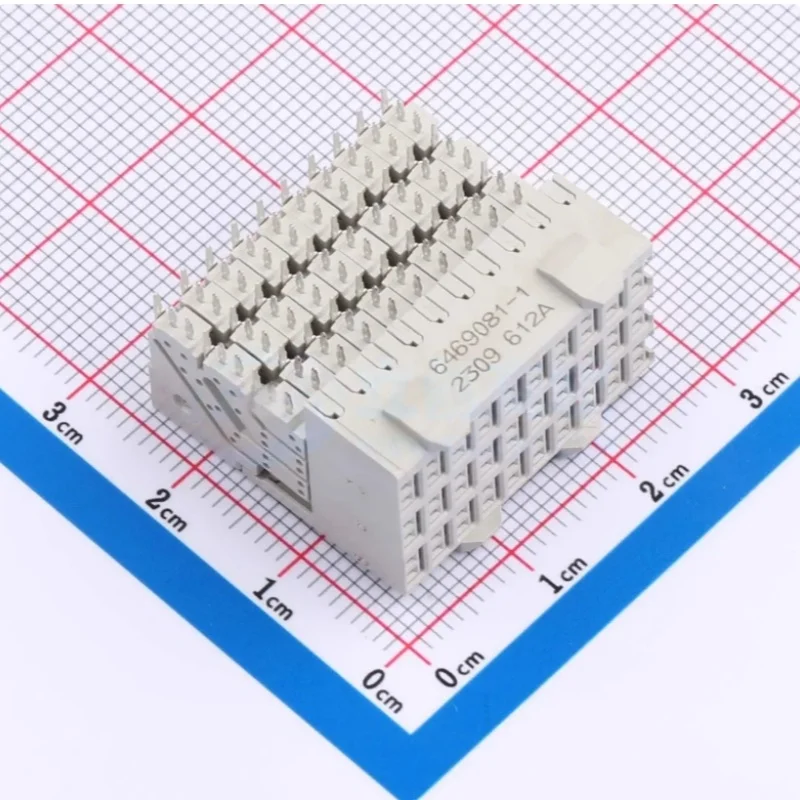 Te Brand New Original Genuine Product 6469081-1 High-Speed Backplane Connector, 60-Pin, 6 Rows of 10 Columns, 2.5mm Pitch